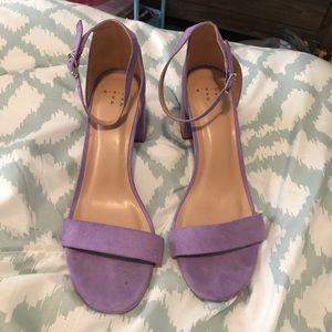 Lavender Block Heels